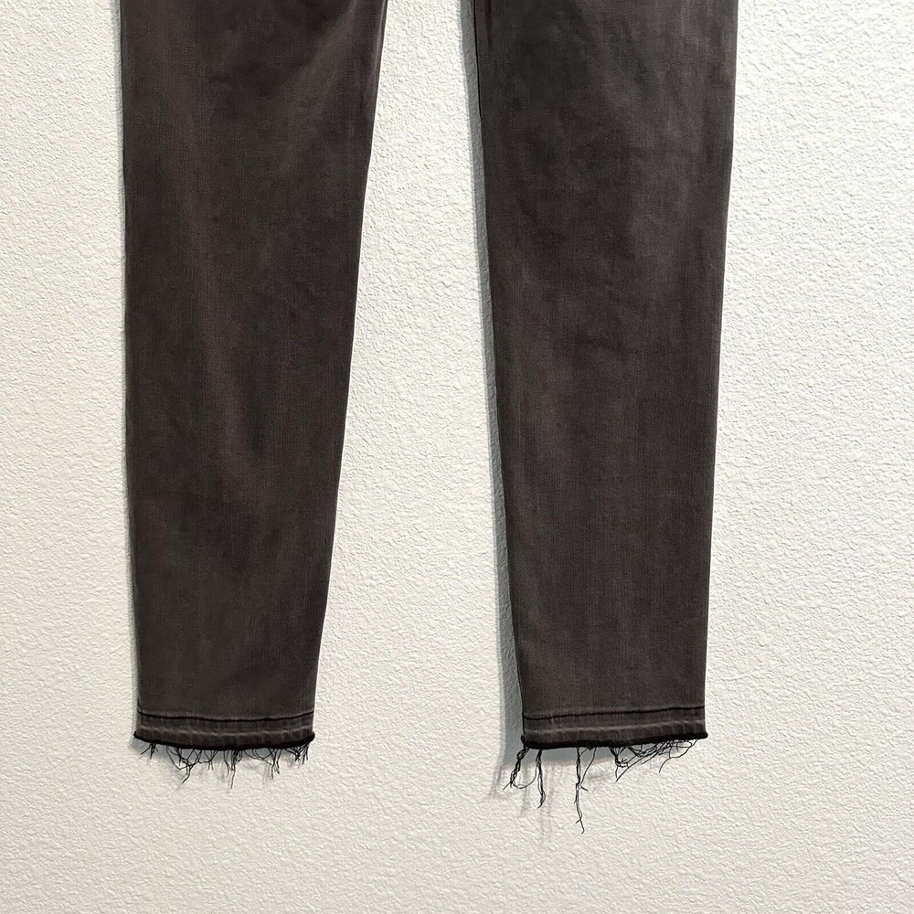FRAME Denim Womens Size 23 Le Nouveau Straight Split Frey Hem Jeans Woodland - Picture 6 of 16